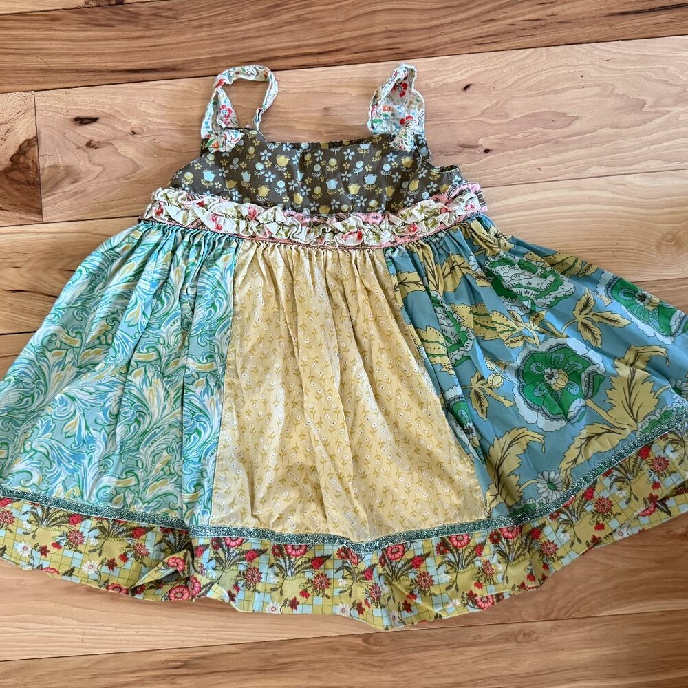 Matilda Jane Serendipity Swiss Miss Paneled Knot Dress